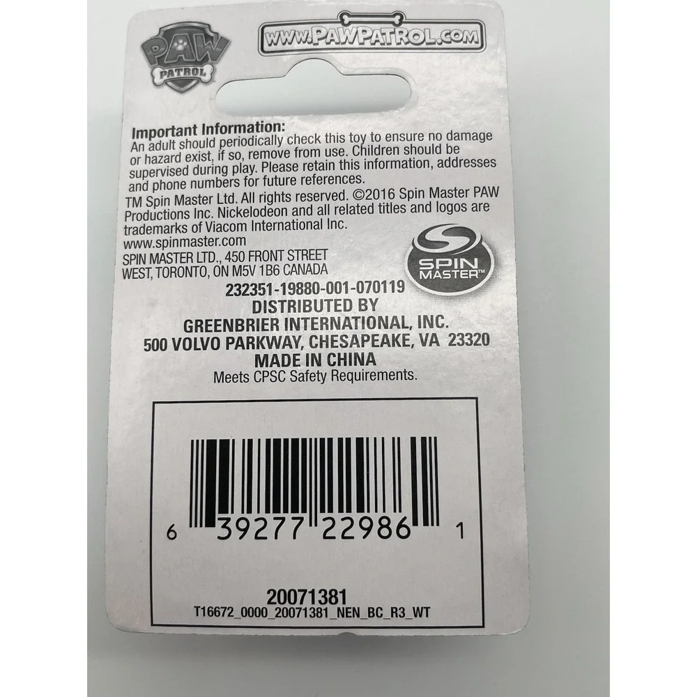 Nickelodeon Paw Patrol Mini 2 in. Figures‎ by Spin Master NIB 6 in total